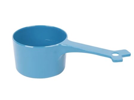 Messy Mutts Dog Cat Food Scoop 1 Cup Blue Cheap