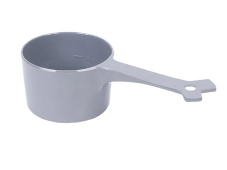 Messy Mutts Dog Cat Food Scoop 1 Cup Grey Cheap