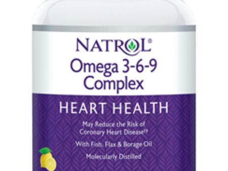 Natrol, Omega 3 Complex 55% 3 6 9, 90 softgels Fashion