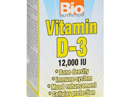 Bio Nutrition, D3 12000 IU, 50 vegicaps For Cheap