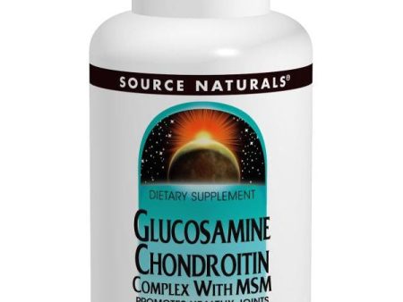 Source Naturals, Glucosamine Chondroitin w MSM, 500 400 267mg, 30 ct For Cheap