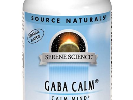 Source Naturals, Serene Science® GABA Calm Mind Orange, 30 lozenges Supply