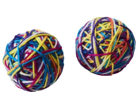 Ethical Spot Sew Much Fun Yarn Balls 2.5″ 2 Pk Cat Toy For Sale