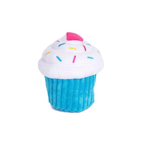 ZippyPaws Blue Cupcake Plush Dog Toy Discount