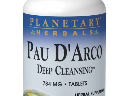 Planetary Herbals, Pau D Arco Deep Cleansing, 150 ct Hot on Sale