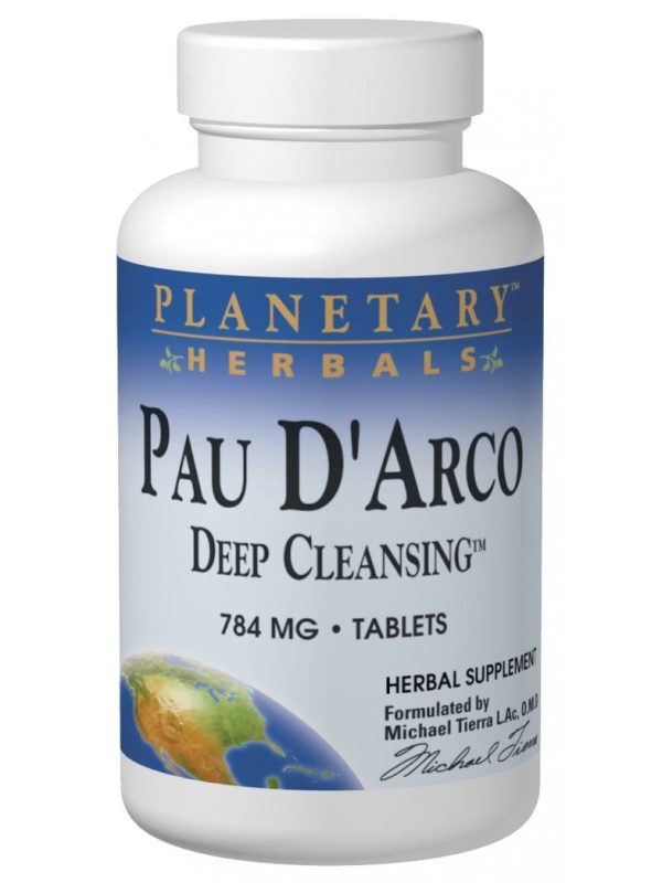 Planetary Herbals, Pau D Arco Deep Cleansing, 150 ct Hot on Sale