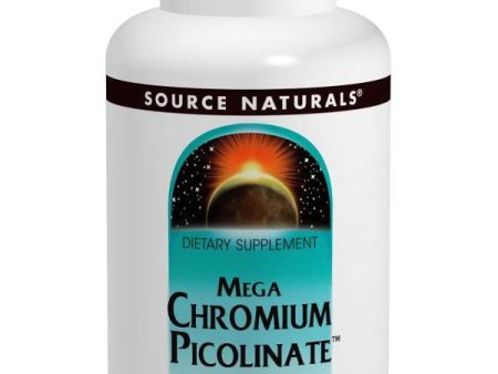 Source Naturals, Mega Chromium Picolinate 300mcg, 60 ct on Sale