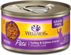 Wellness Complete Health Natural Grain Free Turkey and Salmon Pate Wet Canned Cat Food Sale