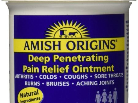 Amish Origins, Deep Penetrating Pain Relief Ointment, 3.5 oz Fashion