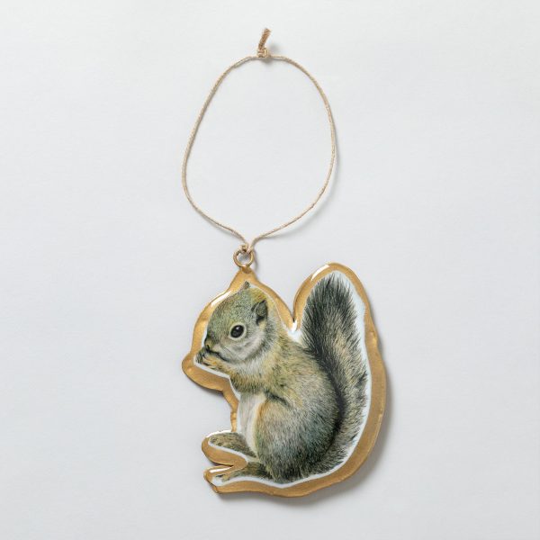 Love for Squirrels Metal Ornament Supply