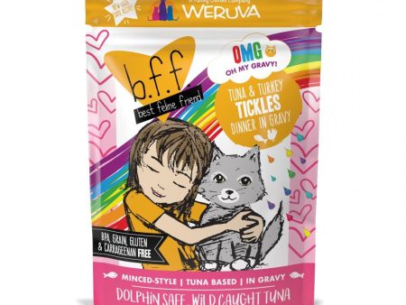 Weruva BFF Tuna & Turkey Tickles Recipe Pouches Wet Cat Food Cheap