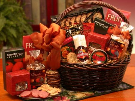 A Grand World Of Thanks Gourmet Gift Basket Hot on Sale