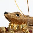 Beaded Coppertini Dog Ornament Fashion