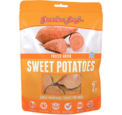 Grandma Lucy s Singles Freeze Dried Sweet Potatoes Single Ingredient Dog Treats Online now