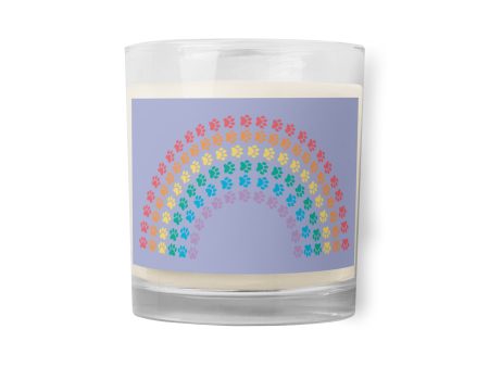 Rainbow of Paws Soy Wax Candle on Sale