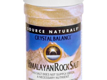 Source Naturals, Crystal Balance Himalayan Rock Salt Fine Grind, 8 oz on Sale