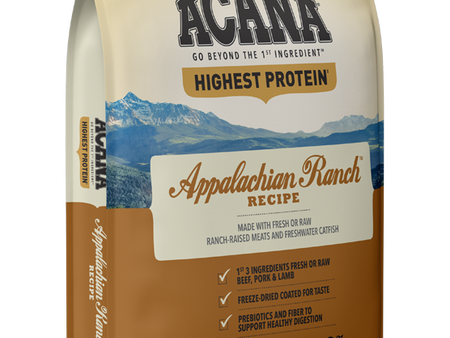 ACANA Highest Protein Appalachian Ranch Recipe Dry Dog Food Discount