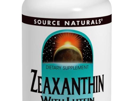 Source Naturals, Zeaxanthin with Lutein, 10mg, 60 ct on Sale