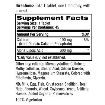 Natrol, Alpha Lipoic Acid TR, 600mg, 45 ct For Cheap