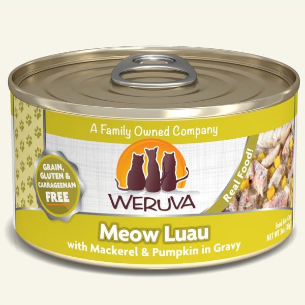 Weruva Meow Luau With Mackerel and Pumpkin Canned Cat Food For Sale