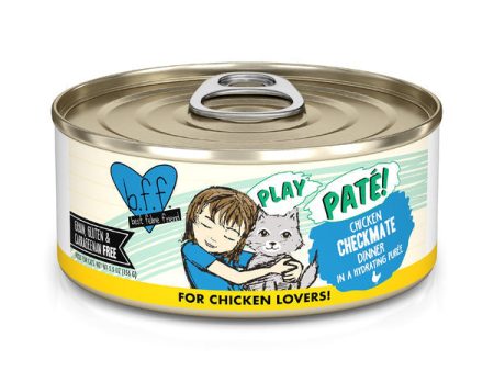 Weruva BFF PLAY Paté Chicken Checkmate Dinner in a Hydrating Purée Cat Food Sale