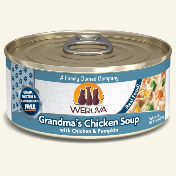 Weruva Grain Free Grandma s Chicken Soup With Chicken & Pumpkin Canned Cat Food Cheap