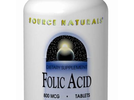 Source Naturals, Folic Acid 800mcg, 1000 ct Online Hot Sale