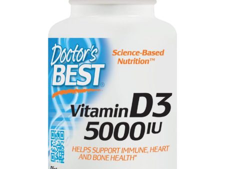 Doctor s Best, Vitamin D3, 5000IU, 360 soft gels Hot on Sale