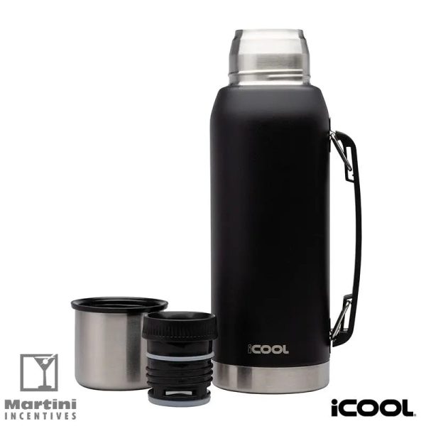 iCOOL® Silverton 34 oz. Double Wall, Stainless Steel Water Bottle For Discount