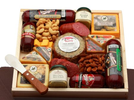 Deluxe Meat & Cheese Lovers Sampler Tray Sale