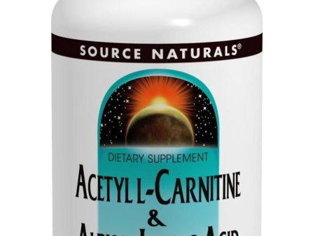 Source Naturals, Acetyl L Carnitine & Alpha Lipoic Acid, 500 150mg, 60 ct For Sale