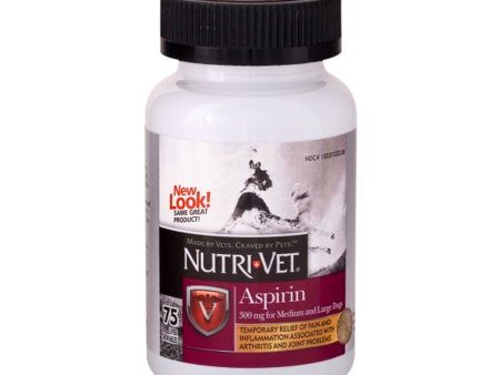 Nutri-Vet Aspirin Chewable Tablets for Large Dogs Fashion