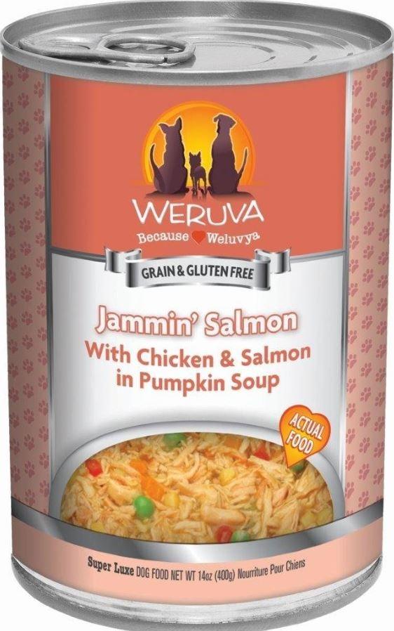 Weruva Jammin’ Salmon with Chicken & Salmon in Pumpkin Soup Dog Food Discount