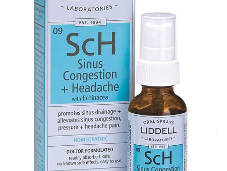 Liddell Homeopathic, Sinus Congestion & Headache Spray, 1 oz Online now