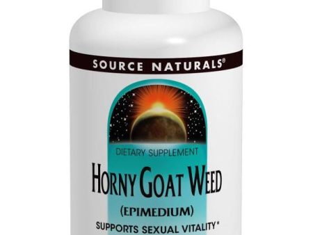 Source Naturals, Horny Goat Weed Extract, Epimedium, 1000mg, 30 ct on Sale