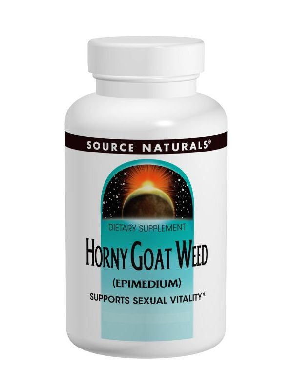 Source Naturals, Horny Goat Weed Extract, Epimedium, 1000mg, 30 ct on Sale