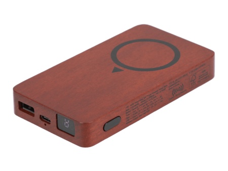 FSC 100% Wood MagClick™ Fast Wireless Power Bank Discount