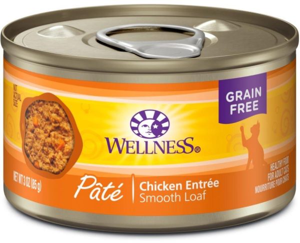 Wellness Complete Health Natural Grain Free Chicken Pate Wet Canned Cat Food Online