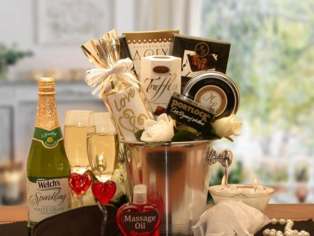 Deluxe Romantic Evening For Two Gift Basket Online