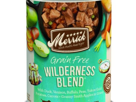 Merrick Grain Free Wilderness Blend Canned Dog Food Online