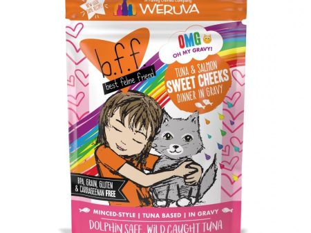 Weruva BFF Tuna & Salmon Sweet Cheeks Recipe Pouches Wet Cat Food For Cheap