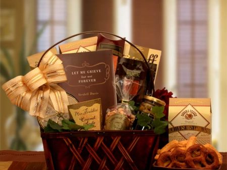 A Time To Grieve Sympathy Gift Basket For Cheap