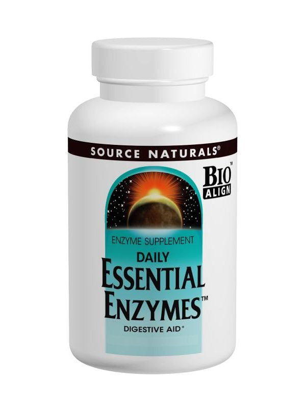 Source Naturals, Essential Enzymes, 500mg Vegetarian Bio Aligned, 120 ct Hot on Sale