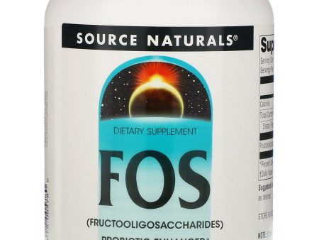 Source Naturals, FOS Fructooligosaccharides powder, 200 GM on Sale