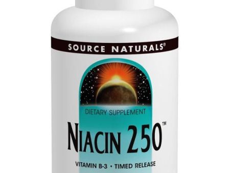 Source Naturals, Niacin Vitamin B 3, 250mg Time Release, 250 ct Cheap