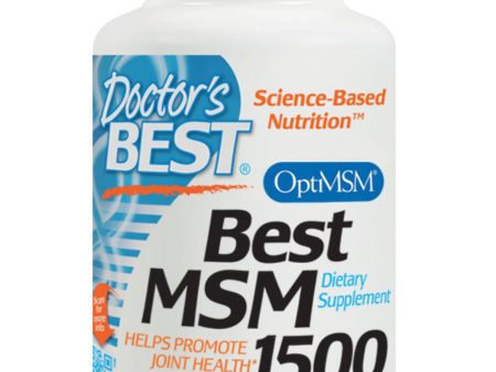 Doctor s Best, MSM 1500, 1500 mg, 120 ct Sale