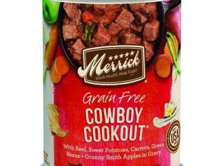 Merrick Grain Free Cowboy Cookout Canned Dog Food on Sale