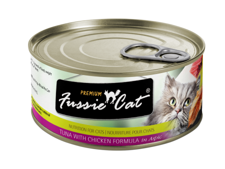 Pets Global Fussie Cat Tuna With Chicken Formula In Aspic Can Food For Cheap