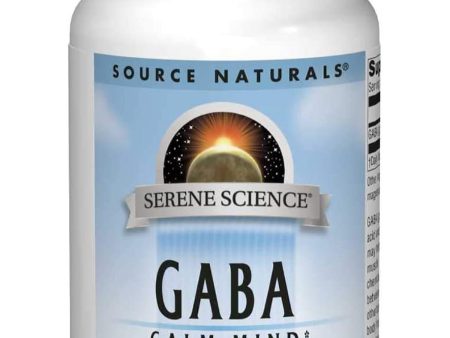 Source Naturals, Serene Science® GABA Calm Mind, 750mg, 180 caps Online Sale