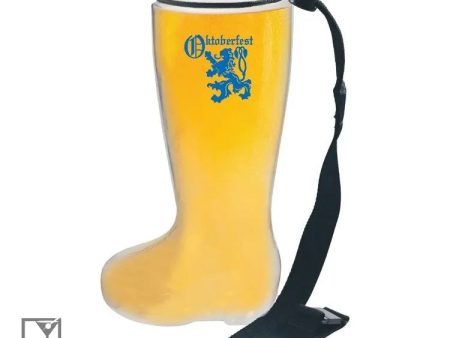 1 Liter Plastic German Boot Beer Mug on Sale